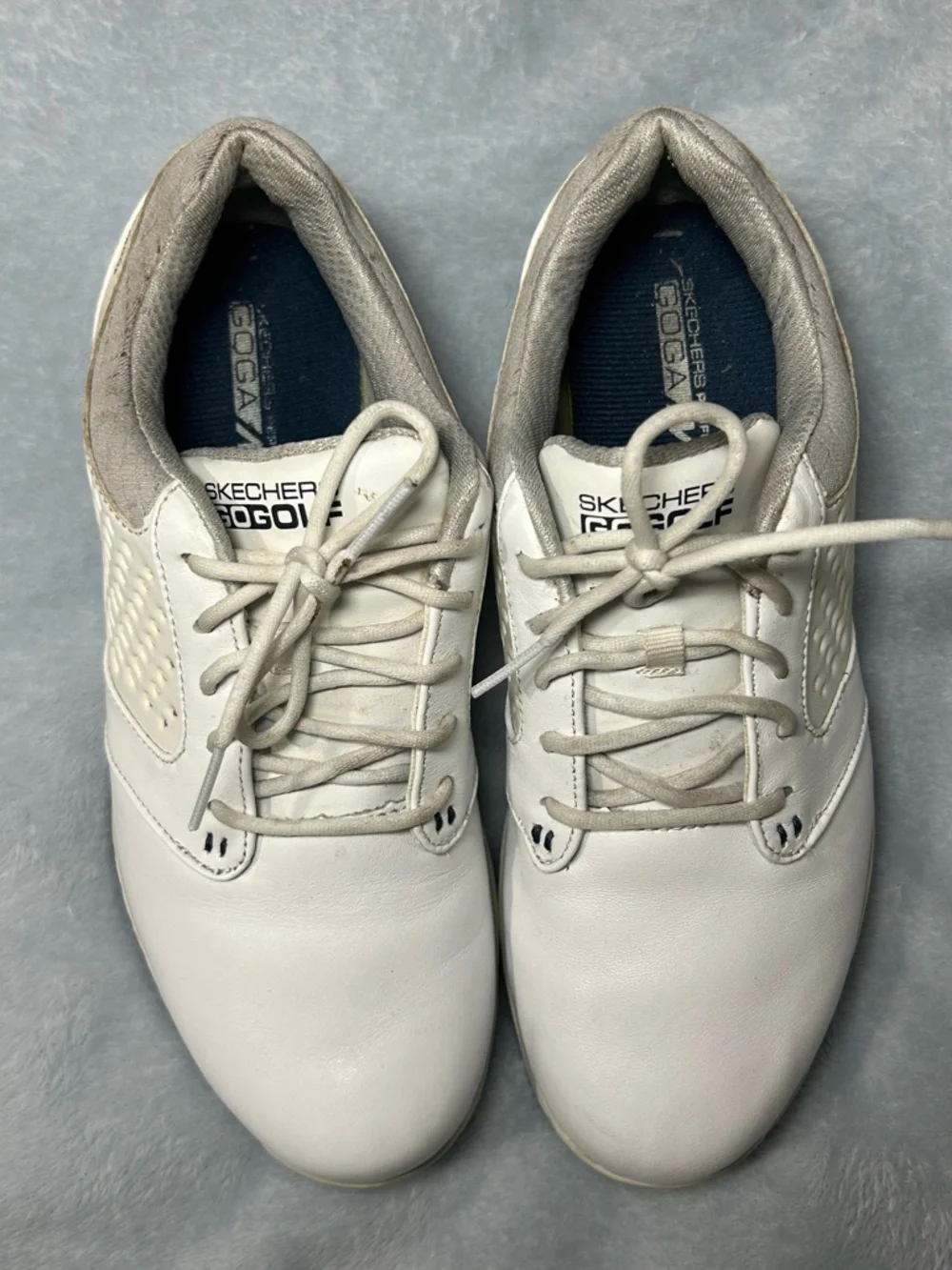 Skechers Go Golf V.3 Shoes Womens White Spikeless Low Top Waterproof Sneakers